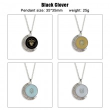 Black Clover anime Two-sided Rotatable Round Cryst...