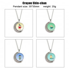 Crayon Shin-chan anime Two-sided Rotatable Round C...