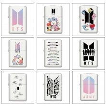 BTS BT21 star Single-sided Zippo Oil Lighter