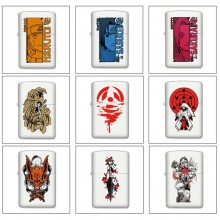 Naruto anime Single-sided Zippo Oil Lighter