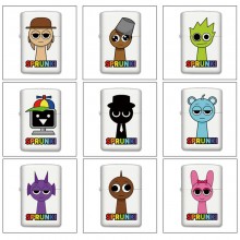 Sprunki Incredibox game Single-sided Zippo Oil Lig...