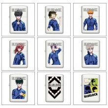 Blue Lock anime Single-sided Zippo Oil Lighter