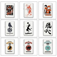 Haikyuu anime Single-sided Zippo Oil Lighter