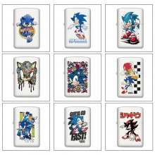 Sonic the Hedgehog anime Single-sided Zippo Oil Li...