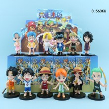One Piece anime figures set(12pcs a set)