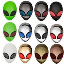 Metal 3D Alienware Alien Head UFO Logo Car Windows...