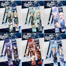Honkai Star Rail game lanyard strap bells keyrings...