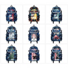 SPY FAMILY anime canvas camouflage backpack bag