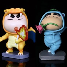Charizard Venusaur cos Crayon Shin-chan anime figu...