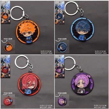 Haikyuu anime alloy movable key chain