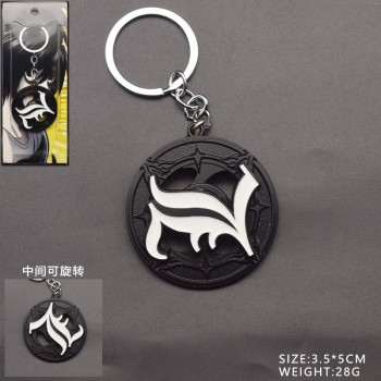 Death Note anime alloy movable key chain