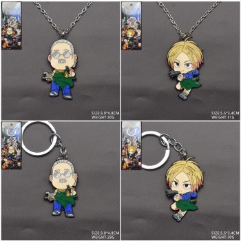 Sakamoto Days anime alloy key chain necklace