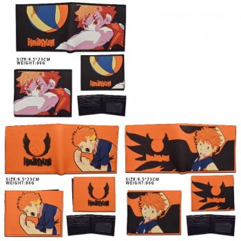 Haikyuu anime PVC silicone wallets