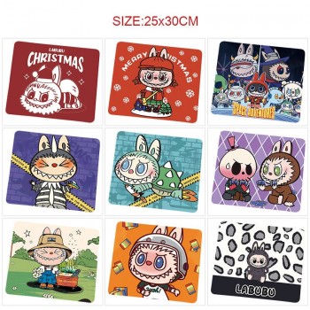Labubu anime mouse pads mats 25x30cm