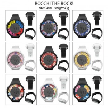 Bocchi The Rock anime Multifunction Waterproof Electronic Digital Watch