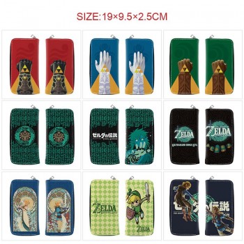 The Legend of Zelda game long zipper wallet purse