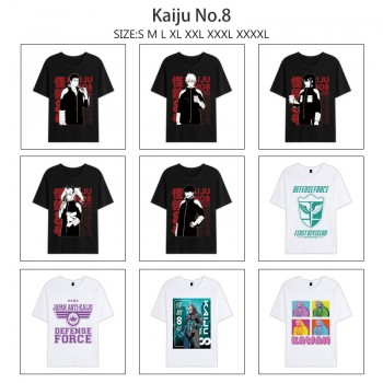 Kaiju No.8 anime summer short sleeve cotton t-shirts