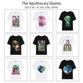 The Apothecary Diaries anime summer short sleeve cotton t-shirts