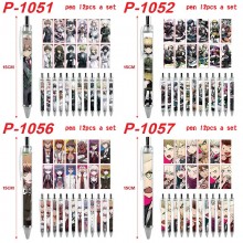Dangan Ronpa anime ballpoint pen ball pens(12pcs a...