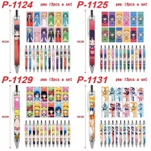 Sailor Moon anime ballpoint pen ball pens(12pcs a ...