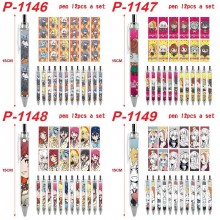 ZOMBIE LAND SAGA anime ballpoint pen ball pens(12p...