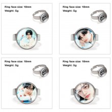 Straykids star adjustable rings