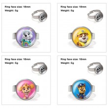 PAW Patrol anime adjustable rings