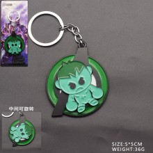The Avengers Hulk alloy movable key chain