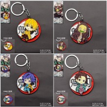 Demon Slayer anime alloy movable key chain