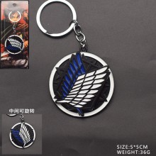 Attack on Titan anime alloy movable key chain