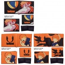 Haikyuu anime PVC silicone wallets