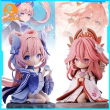 Genshin Impact Q Sangonomiya Kokomi Yae Miko game Figure