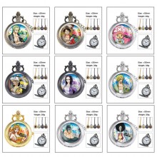 One Piece anime small necklace pocket watch