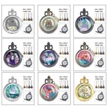Totoro anime small necklace pocket watch