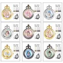 Sailor Moon anime small necklace pocket watch