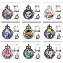Hunter x Hunter anime small necklace pocket watch