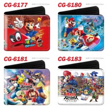 Super Mario anime wallet purse