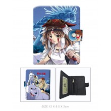 Princess Mononoke anime snap wallet purse