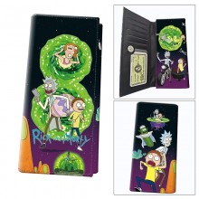 Rick and Morty anime long wallets card holder purs...