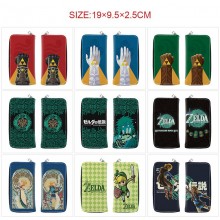 The Legend of Zelda game long zipper wallet purse