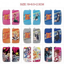 ZOMBIE LAND SAGA anime long zipper wallet purse