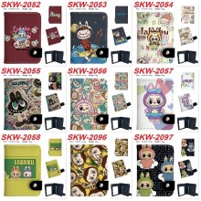 Labubu anime snap wallets buckle purse