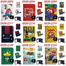 Super Mario anime snap wallets buckle purse