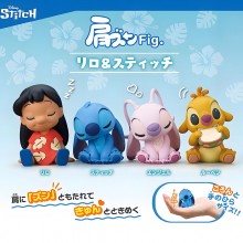 Stitch Angel sleeping anime figures(4pcs a set)