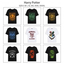 Harry Potter anime summer short sleeve cotton t-shirts