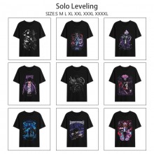 Solo Leveling anime summer short sleeve cotton t-shirts
