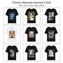 Frieren Beyond Journey's End anime summer short sleeve cotton t-shirts