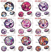 Hazbin Hotel anime pu zipper round wallet coin purse