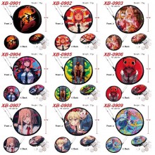 Chainsaw Man anime pu zipper round wallet coin purse