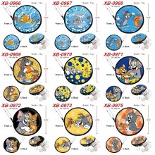 Tom and Jerry anime pu zipper round wallet coin purse
